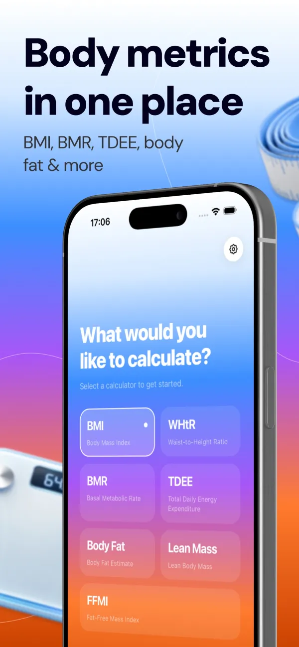 Vücut ölçümleri tek yerde: BodyCalc hesaplayıcı ekranı